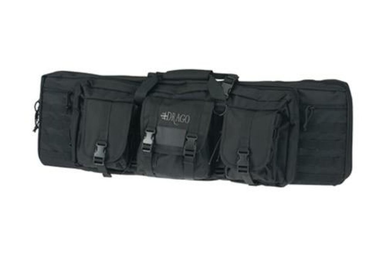 Drago Gear 12-301BL Tactical Double Gun Case 36" 600D Polyester Black