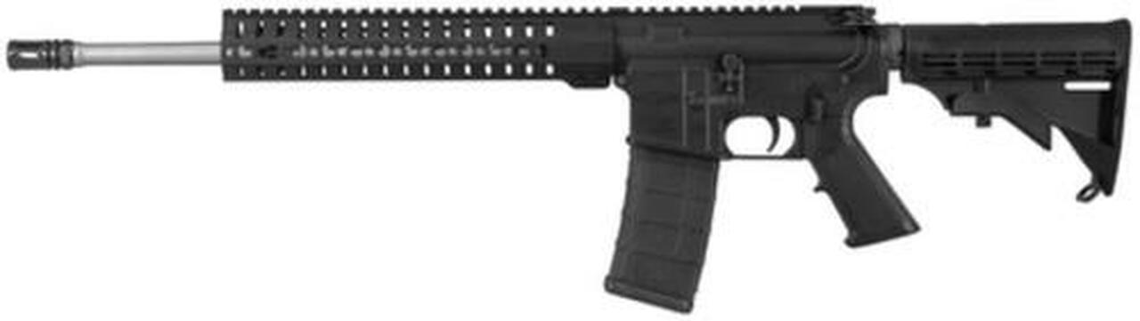 CMMG MK4 T 5.56x45mm 16.1" Medium Taper Barrel RKM11 KeyMod Hand Guard A2 Pistol Grip and Mil-Spec M4 Butt Stock Black 30rd