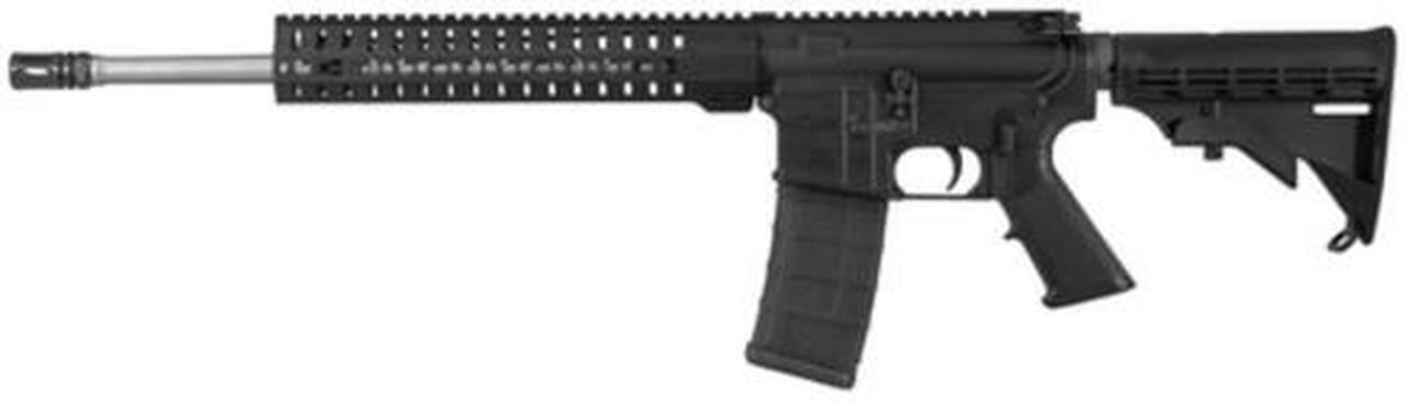 CMMG MK4 T .300 AAC Blackout 16" Barrel RKM11 KeyMod Hand Guard Mil-Spec M4 Butt Stock Black 30rd Mag
