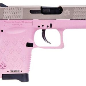 Diamondback Model DB9 EXO 9mm 3" Barrel EXO Slide Coating Pink Polymer Grip 6 Rd Mag