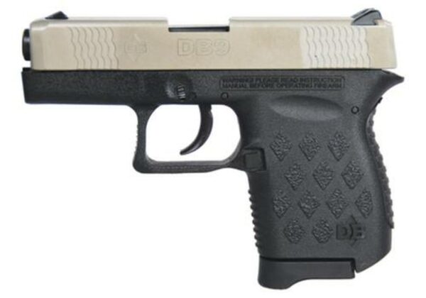 Diamondback Model DB9 9mm (9x19) 3 Inch Barrel Stainless Steel Slide Polymer Frame 6 Round
