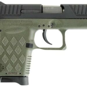 Diamondback DB9 9mm, 3", 6rd, OD Green Frame/Black Slide, Adj. Sights