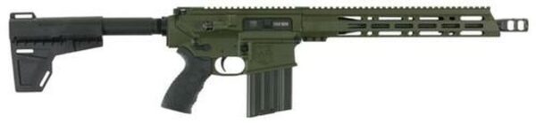 Diamondback DB10 AR10 Pistol, .308 Win, 13.5", 20rd, OD Green