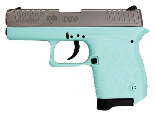 Diamondback DB9 Micro-Compact Double 9mm, 3" Barrel, Mint Polymer Grip, 6rd