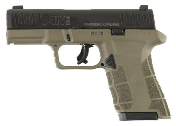 Diamondback DBAM29 Sub-Compact, 9mm, 3.5", 15rd/10rd, Flat Dark Earth