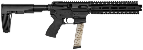 Diamondback DB9 AR Pistol 9mm 7.5" Barrel, Black, 31rd