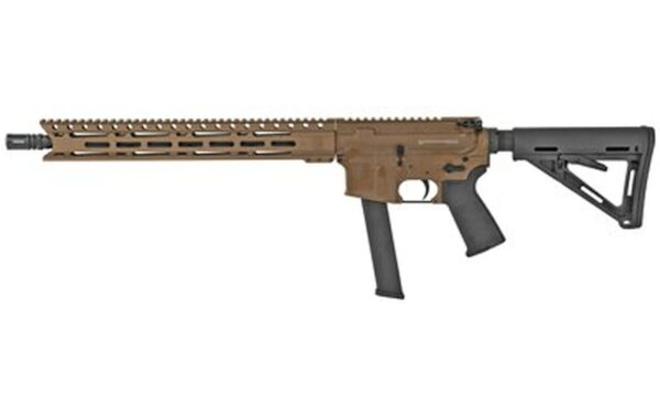 Diamondback DB9R 9mm, 16" Barrel, Adj MagPul MOE, Bronze, 32rd