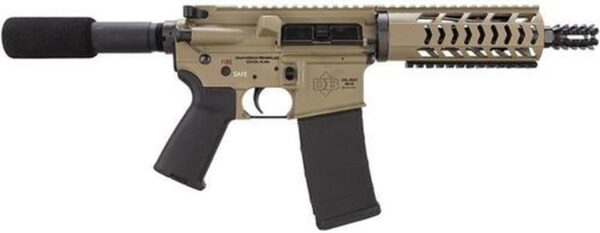 Diamondback DB15 Pistol .223/5.56 Flat Dark Earth 7.5" Barrel 30rd Mag