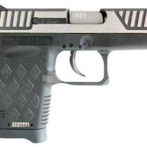Diamondback DB9, 9mm, 3", 6rd, Black Polymer Grip, Stainless Steel Slide
