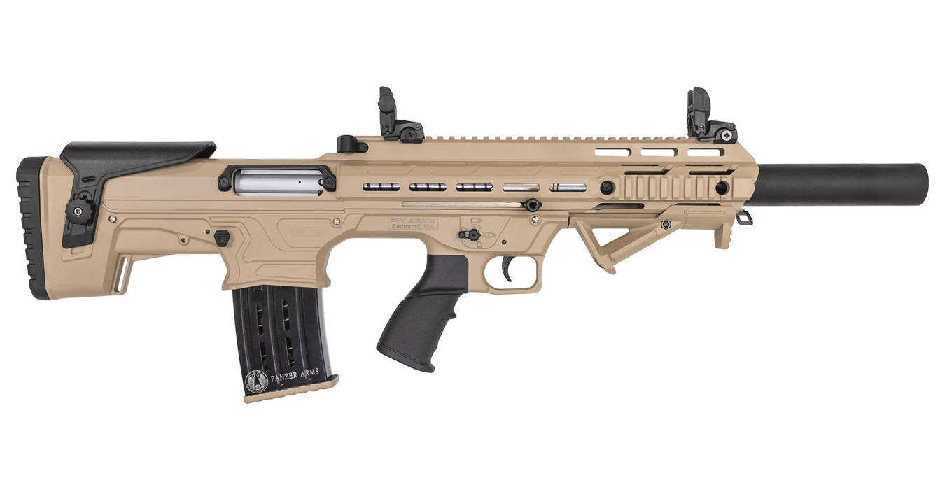 BP-12 Bullpup 12 Gauge Semi-Automatic Shotgun with Desert Tan Cerakote Finish - Firearms | The Gun Shop