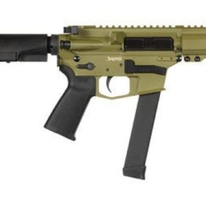 CMMG MKGS Banshee Pistol, 9mm, 5" Barrel Bazooka Green Cerakote, Pistol Brace, 33rd Mag