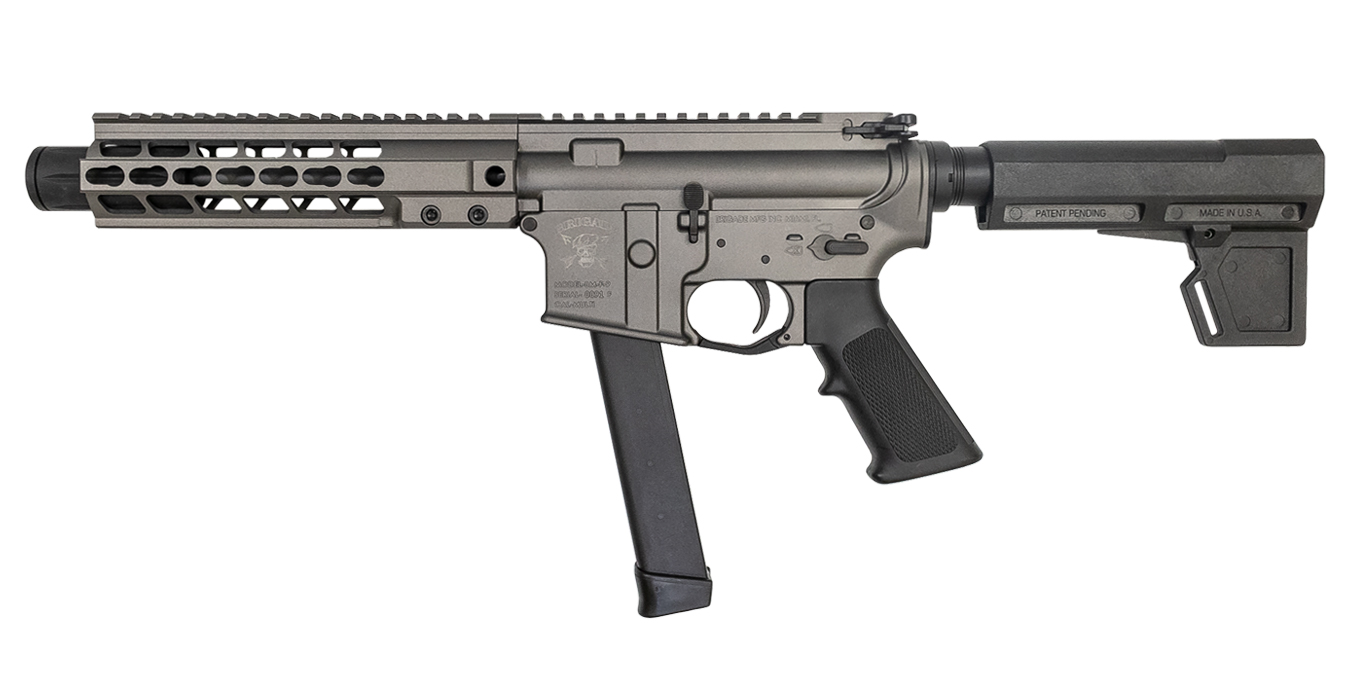 BM-9 9mm Pistol with Tungsten Cerakote Finish - AR-15 Pistols | The Gun Shop