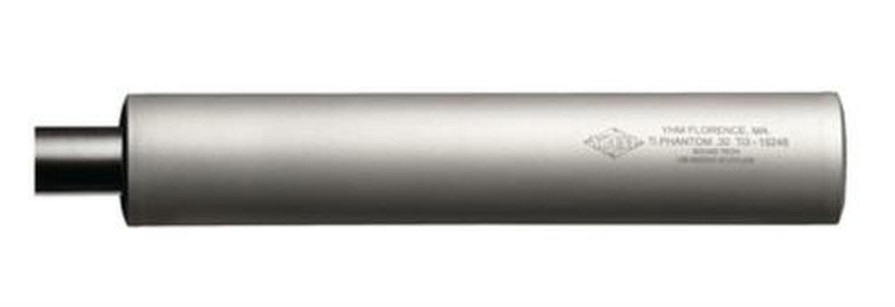 YHM Yankee Hill Machine Titanium Q.D. Phantom .30 Caliber Suppressor With Flash Hider Mount 8.5 Inches Black Matte Finish 9/16-24 TPI - All NFA Rules Apply