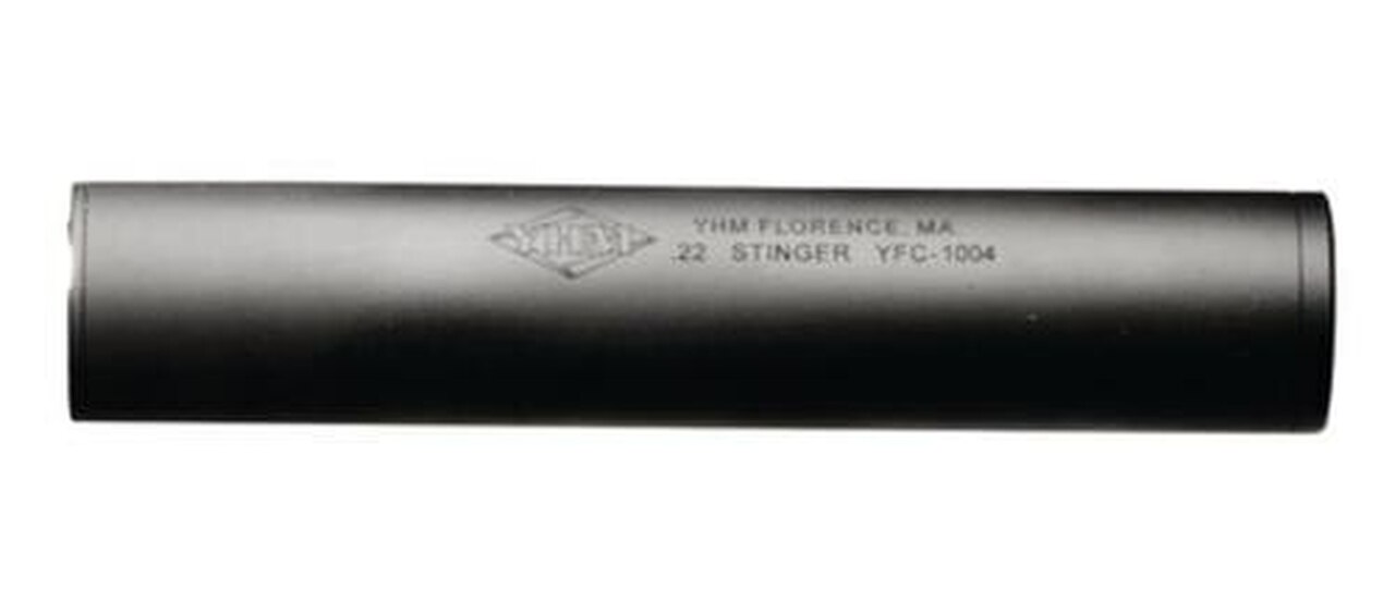 YHM Yankee Hill Machine .22 Stinger Sound Suppressor 5.5 Inches Long 1/2-28 TPI Matte Black - All NFA Rules Apply