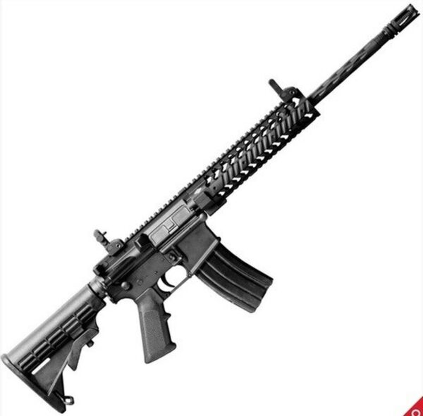 YHM AR-15 SLR-Smooth Specter Carbine 5.56/223 16" Fluted Barrel, Ti-7 Adjustable Ergo Stock, OD Green Cerakote