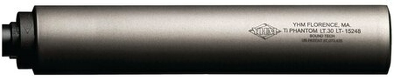 YHM Titanium Ultra Light Tactical .30 Caliber Suppressor 7.625 Inches Natural Matte Finish 1/2-28 TPI - All NFA Rules Apply