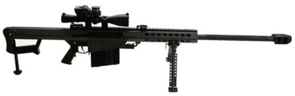 Barrett 82A1 29" Barrel, Monopod, Leupold Scope, Barrett Ultra High Rings, BORS System