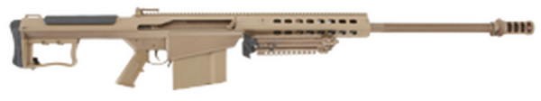 Barrett M107A1 .50 BMG 29" Chrome Lined Barrel, Supressor-Ready Muzzle Brake, Flat Dark Earth