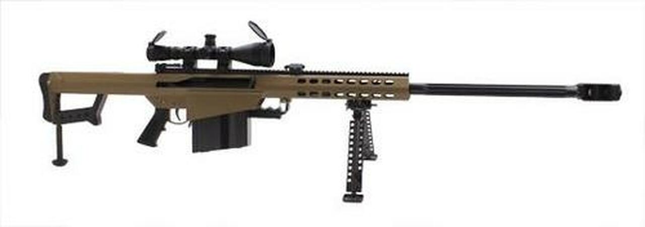 Barrett Model 82A1 29" Dark Earth, Leupold Scope