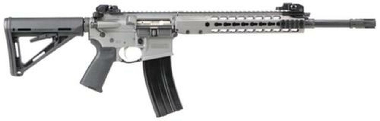 Barrett REC 7 - Gen II 6.8 SPC 16" Barrel A2 Flash Hider Six Position MOE Stock Gray Receiver 30rd