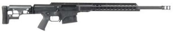 Barrett MRAD System .338 Lapua, 24" Fluted Barrel, Black, 10rd