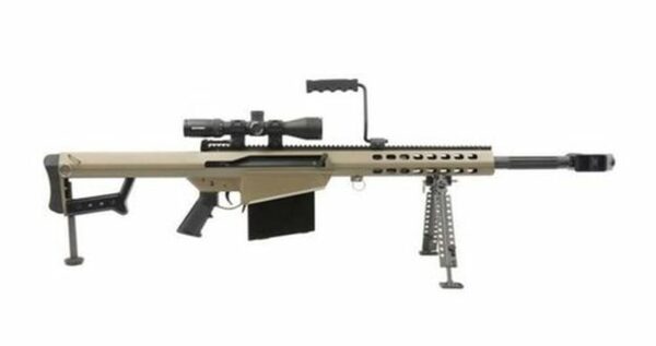 Barrett M82A1, .50 BMG, 20" Barrel, Flat Dark Earth, NightForce SHV4-14x56 Scope, 10rd
