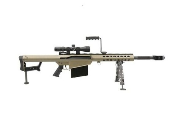 Barrett 82A1 System, .50 BMG, 20" Barrel, Flat Dark Earth, Nightforce 5-20x56 Scope