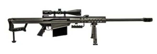 Barrett 82A1 50BMG, 29" Barrel, Black, Synthetic Stock, 10Rd, 1 Magazine, Bi-pod, Vortex Viper PST 5-25x50 FFP With EBR-7C Reticle, Barrett Zero Gap Rings