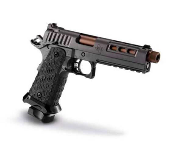 STI DVC Tactical 45 ACP, DLC, 5.0" Bull Barrel, Threaded 2 X 10 RD. MAG
