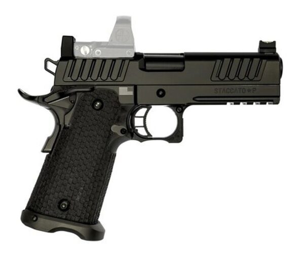 STI Staccato-P .45 ACP, 4.15" Bull Barrel, Optics Ready, Black W/ DLC BRL, 13rd