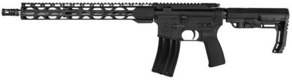 Radical Firearms Forged Mil-Spec Rifle AR, 223 Wylde, 16" Barrel, 1:8 Twist, HBAR Contour, Black, B5 Bravo Stock, B5 Type 23 Pistol Grip, A2 Flash Hider, 30Rd, 1 Magazine, 15" RPR M-Lok Handguard
