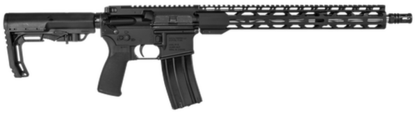 Radical Firearms Forged Mil-Spec Rifle AR, 223 Wylde, 16" Barrel, 1:8 Twist, HBAR Contour, Black, B5 Bravo Stock, B5 Type 23 Pistol Grip, A2 Flash Hider, 30Rd, 1 Magazine, 15" RPR M-Lok Handguard