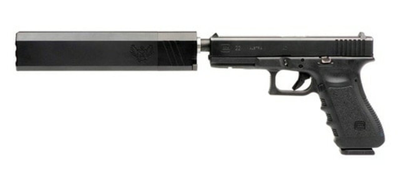 Silencerco 40 Osprey Suppressor, Body Only, No Piston
