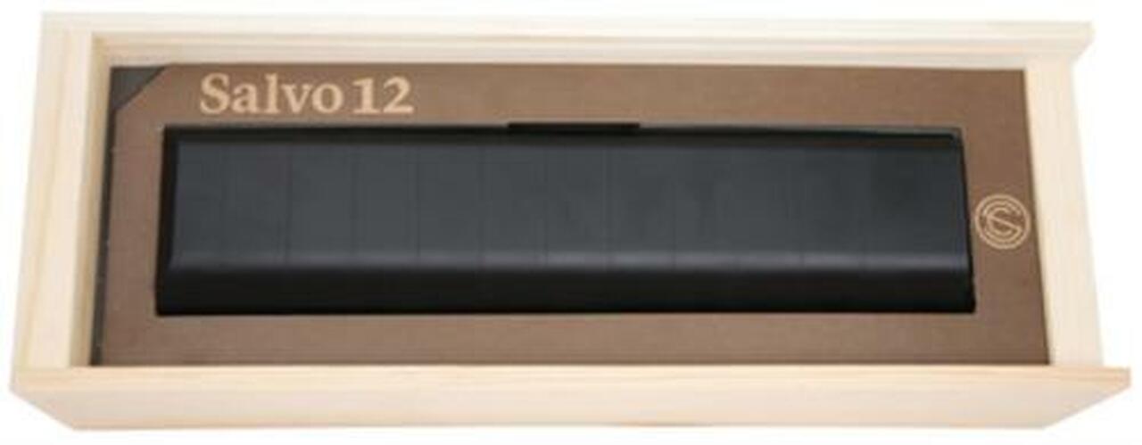 Silencerco Salvo 12 Shotgun Silencer 12 Ga Without Mount Hard Coat Anodized Black - All NFA Rules Apply