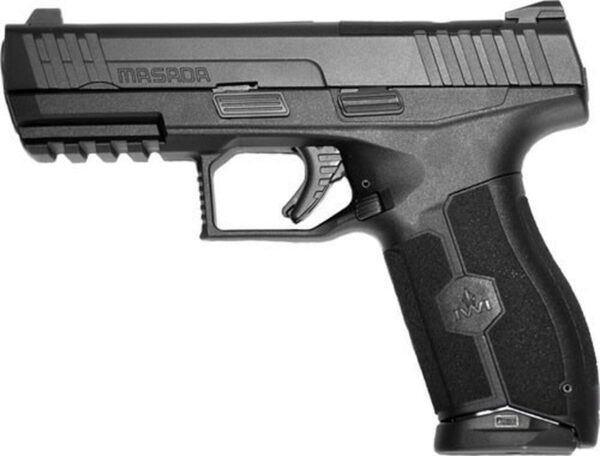 IWI MASADA Striker-Fire Double 9mm 4.1" Barrel, Black Polymer Grip, 17rd