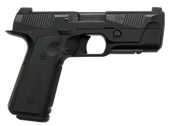 Hudson 1911 H9 Single 9mm 4.28" Barrel, Black Interchangeable Backstrap Grip Black, 15rd