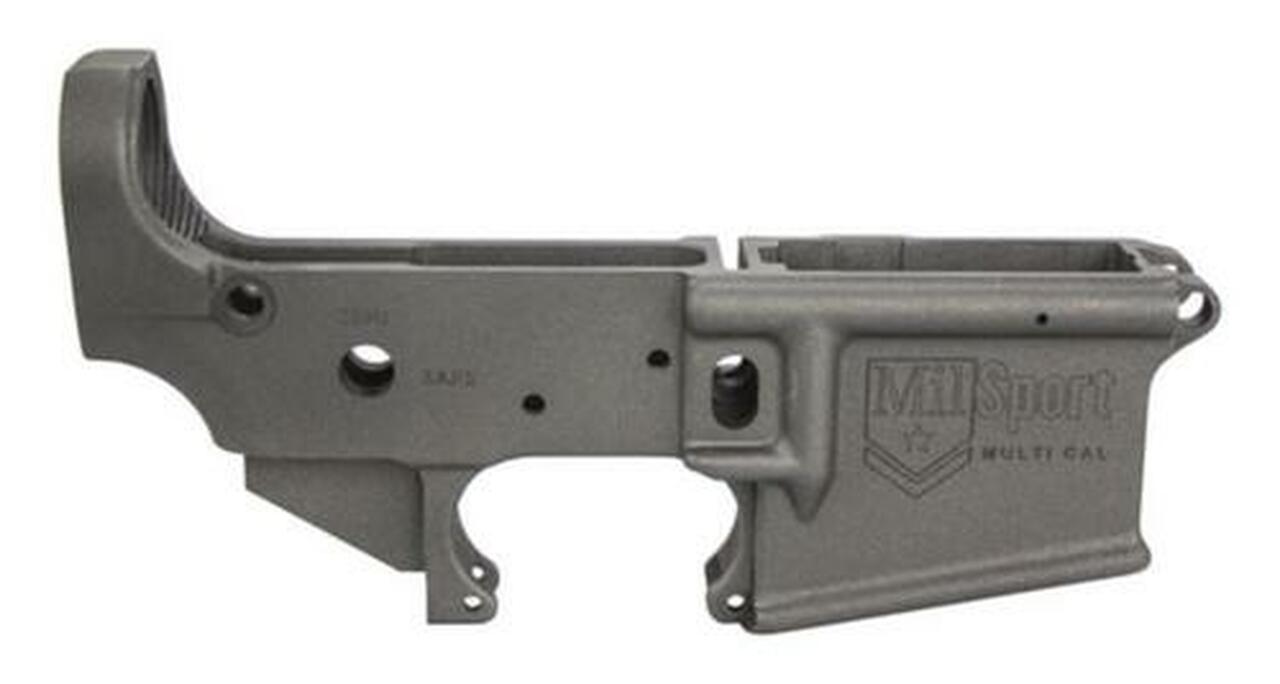 ATI Mil Sport AR-15 Stripped Lower Flat Cobalt Cerakote, Multi Cal