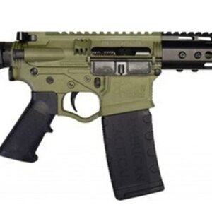 ATI Omni Hybrid Maxx P4 5.56/.223, 7.5" Barrel, Keymod, Blade Brace, Battlefield Green, 30rd