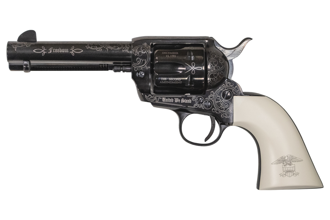 GWII Freedom Revolver 357 Magnum with 4.75 Inch Barrel and Custom Engraving - Firearms | The Gun Shop