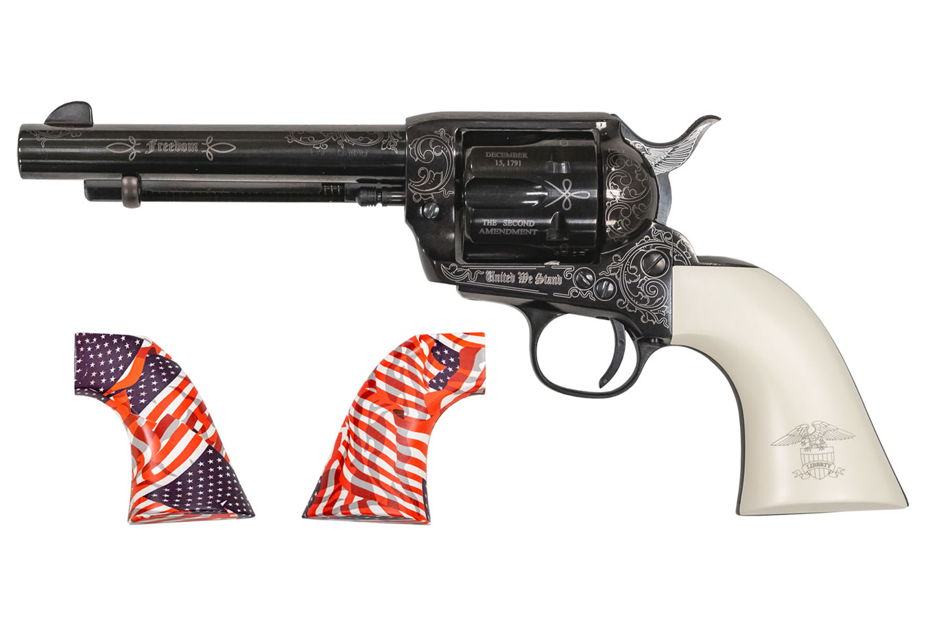 GWII Freedom Revolver 357 Magnum with 5.5 inch Barrel and Custom Engraving - Firearms | The Gun Shop