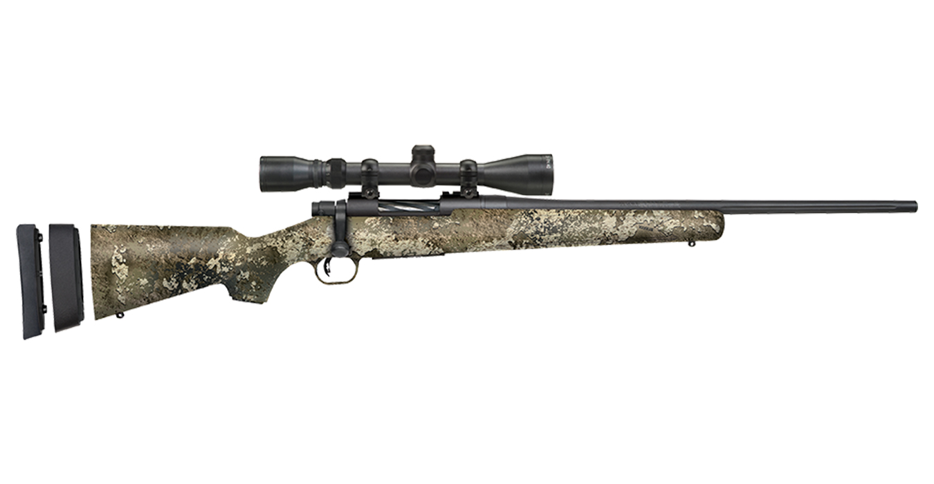 Patriot 243 Win Youth Super Bantam Bolt-Action Rifle with 3-9x40mm Scope and Strata Camo Stock - Bolt-Action Rifles | The Gun Shop