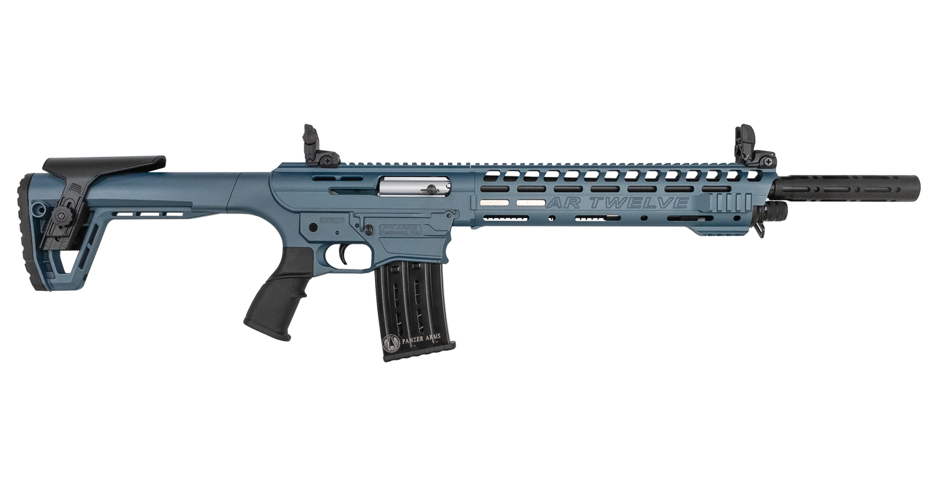 82142-DEFAULT-l AR Twelve 12 Gauge Semi-Auto Shotgun with Blue Metal Finish - Firearms | The Gun Shop