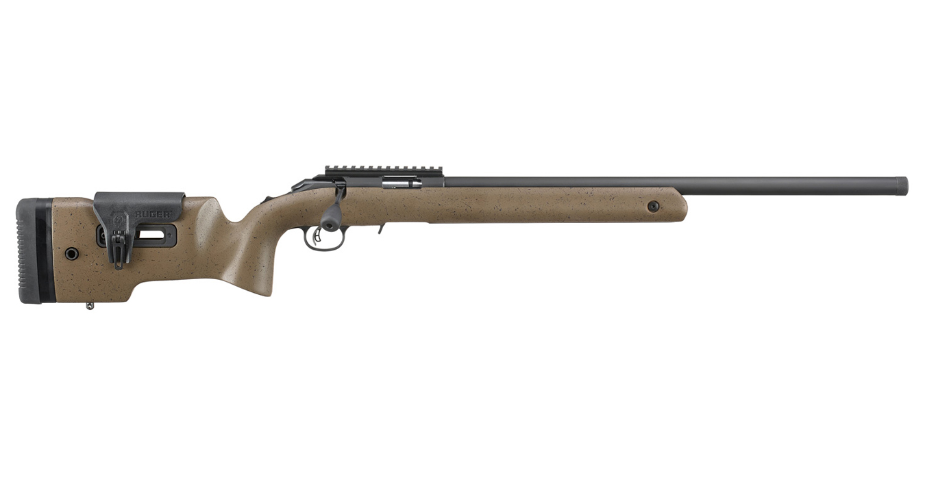 American Rimfire Long Range Target 22LR Bolt-Action Rifle with Brown Laminate Stock and Threaded Barrel - Bolt-Action Rimfire Rifles | The Gun Shop