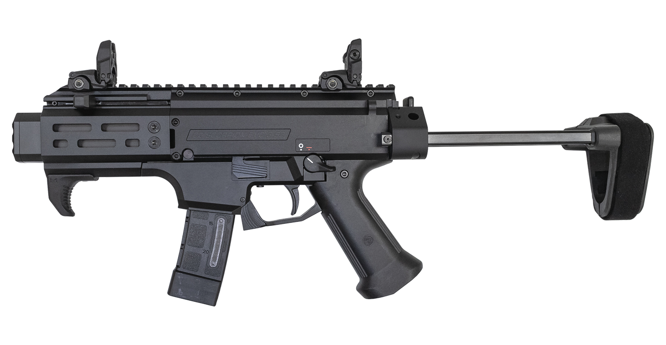 Scorpion EVO 3 S2 9mm Pistol Micro w/ Brace - Firearms | The Gun Shop
