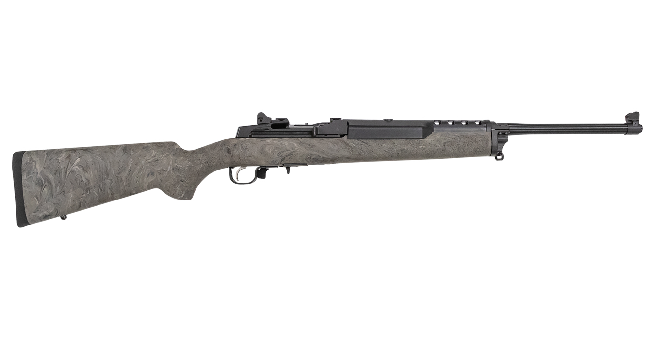 Mini-14 Tactical 5.56 NATO Rifle with Gray Hogue OverMolded Stock - Firearms | The Gun Shop
