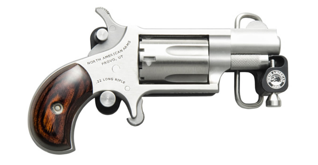 22 LR Mini Revolver with Belt Buckle