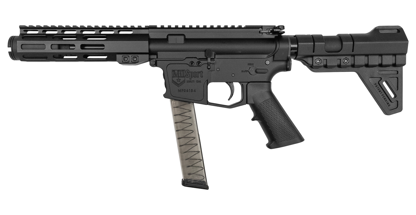MilSport 9mm AR Pistol with M-LOK Rail - AR-15 Pistols | The Gun Shop
