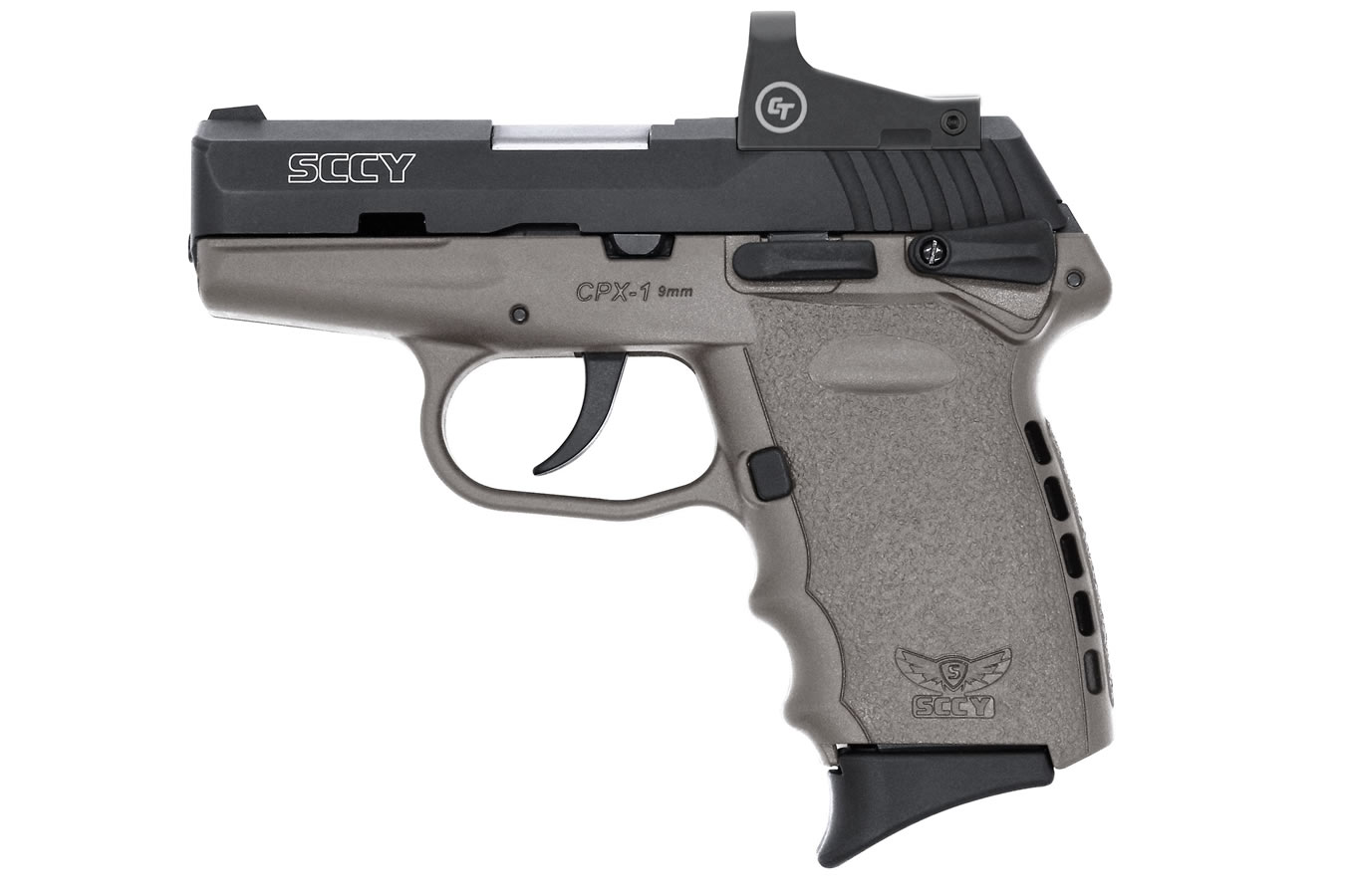 CPX-1 9mm Pistol with Sniper Gray Frame and Crimson Trace Red Dot - Firearms | The Gun Shop