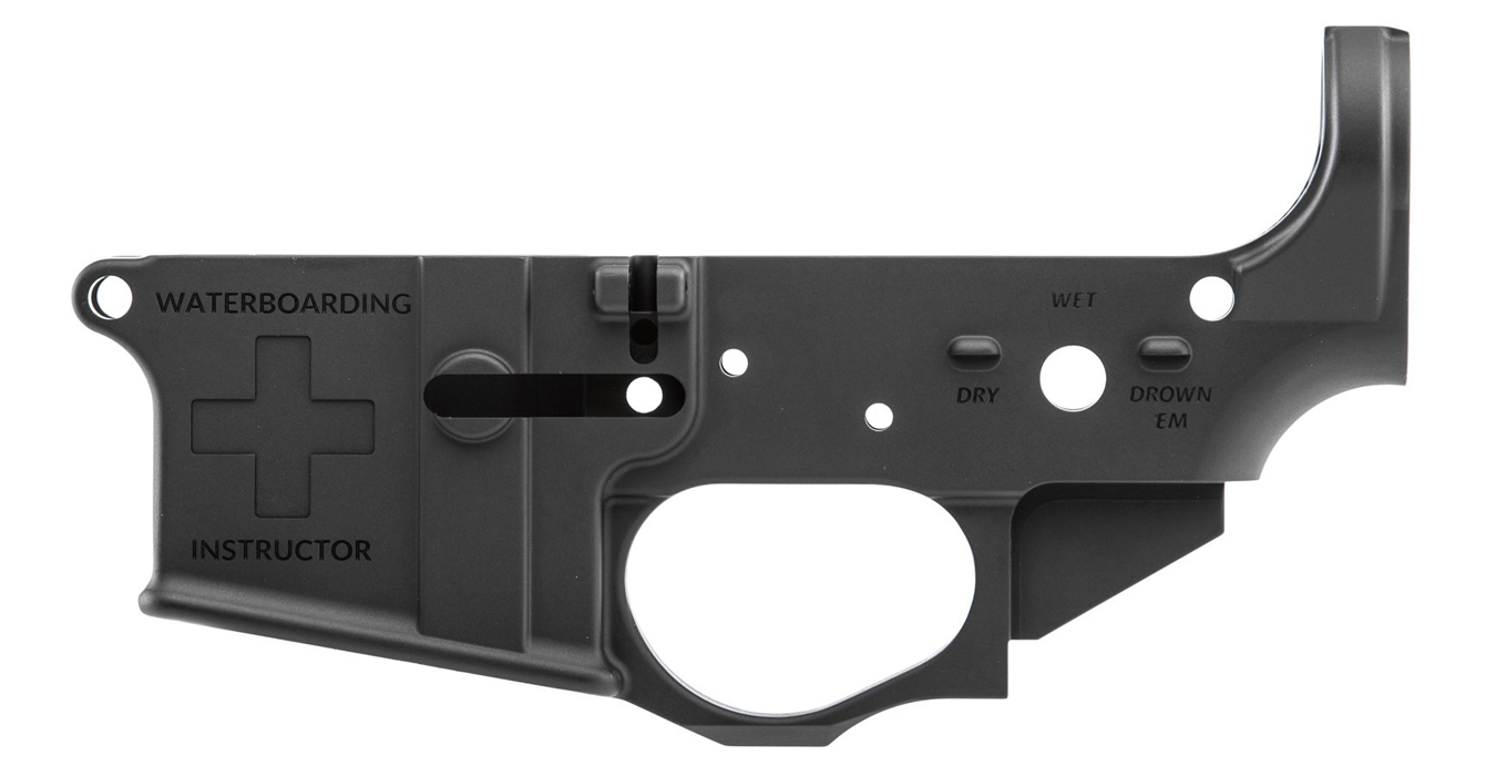 Water Boarding Instructor Stripped AR Lower Receiver (Multi Cal) - Firearms | The Gun Shop