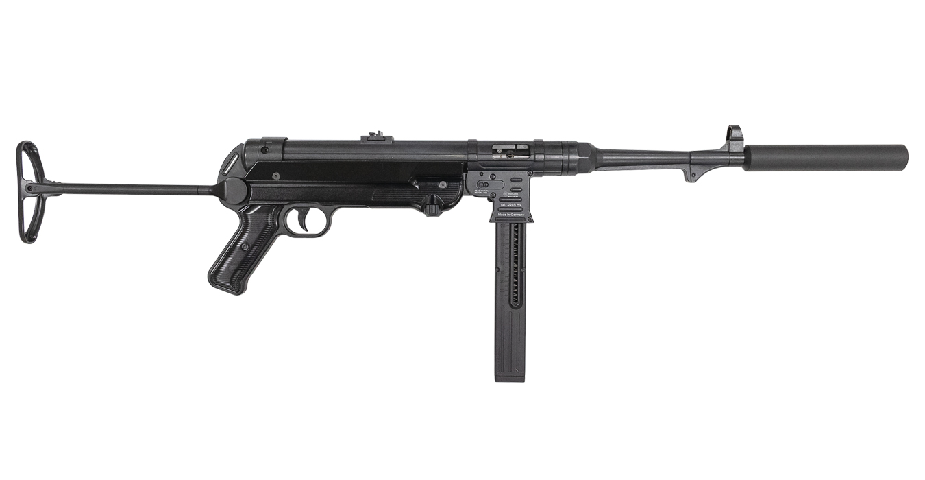 Mauser MP-40 22LR Carbine with Faux Suppressor - Firearms | The Gun Shop